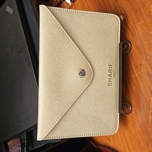 SHARIF Envelope Leather Pouch. .
